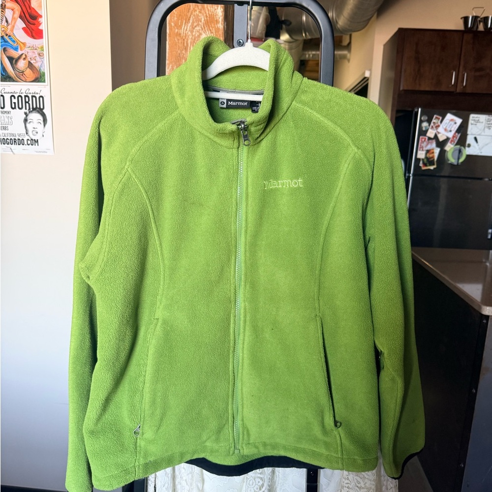 Marmot Vibrant Green Fleece Jacket